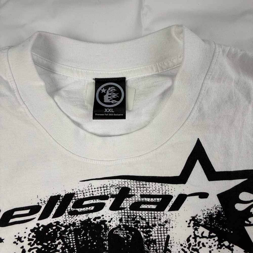 Hellstar Victory Within Long Sleeve Shirt White XXL Overseas Fall 2023 Exclusive - Picture 3 of 11